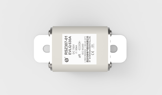 ประสิทธิภาพ DC ที่ยอดเยี่ยม EV เซรามิกอย่างรวดเร็วฟิวส์ RSZ307-01-EVLQ 630A 750VDC