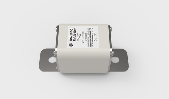 ประสิทธิภาพ DC ที่ยอดเยี่ยม EV เซรามิกอย่างรวดเร็วฟิวส์ RSZ307-01-EVLQ 630A 750VDC