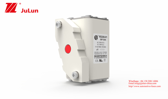 รถยนต์ไฟฟ้า ROHS ไดรฟ์ฟิวส์ 350A 1000V แรงดันสูง ประเภทชิป ฟังก์ชั่นรีเซ็ตอัตโนมัติ