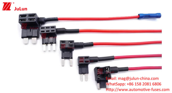 ACN ACU ACS ความดันต่ํา Fuse Holder รถเรือควาย เครื่องชําระไฟฟ้า รถจักรยานยนต์ รวมการชาร์จ 5 * 20mm -25-125 °C
