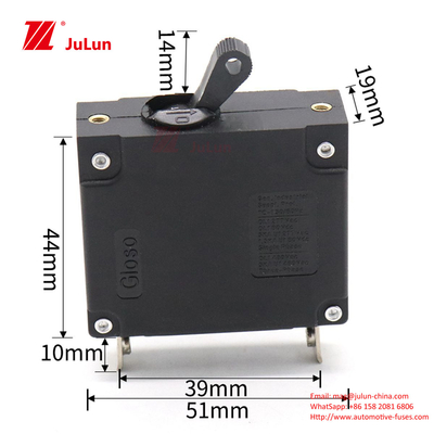 20A Marine Current Overload Protector Rese Breaker Reset Toggle Type Winch Sound Circuit Breaker 40A แอคซีดีซี เครื่องตัดวงจรเสียง