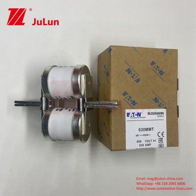 630A M6/M8 เซรามิกออโต้ฟิวส์ Twin Flat Plate โบลท์ประเภทฟิวส์ 630MMT
