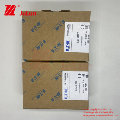 BUSSMANN 630MMT 690V เซรามิก ทองแดง เครื่องประปารถยนต์ M6/M8 การติดตั้ง 630A เครื่องประปาความปลอดภัยไฟฟ้า