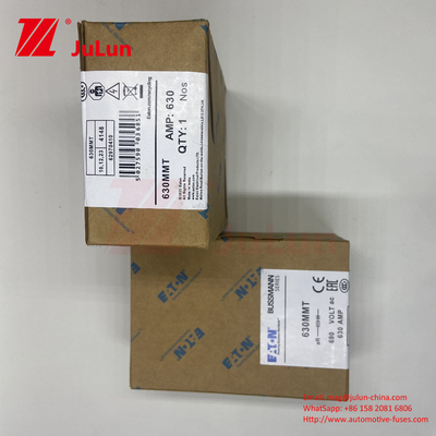 BUSSMANN 630MMT 690V เซรามิก ทองแดง Twin Flat Plate โบลท์ประเภทไฟฟิวส์สําหรับรถยนต์