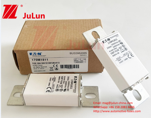 170M1811 200A 1000V เซรามิกทองแดง BUSSMANN เครื่องประปารถยนต์