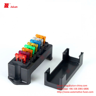 มิติภายนอก EU UL Standard 30A-500A โบลท์ ฟิวส์ฮอลเดอร์ ฟิวส์บ๊อกซ์ ป้องกันวงจรรถยนต์ ไนลอน ฟิวส์ฮอลเดอร์