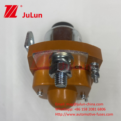 DC 12-80V เปลี่ยนไฟฟ้าปัจจุบันขนาดใหญ่ ปิดสกรู Mount 200A 1P โคลล์แรงดันปริมาณ: DC12 ~ 80V