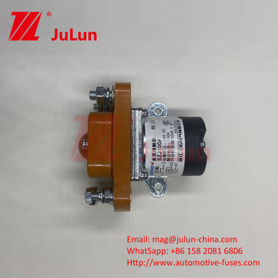 เครื่องกวาดไฟฟ้า Dc Contactor SZJ100A แบตเตอรี่สี่ล้อไฟฟ้า ความต้านทานอุณหภูมิสูง