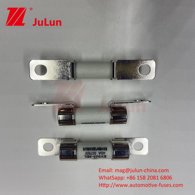 การป้องกัน EV รถไฟฟ้า Fuse การแปลงพลังงาน 15A 30A 25A 750VDC 10x38 EV FUSE