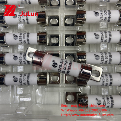 750VDC การเก็บพลังงาน 10A 25A 30A 50A EV FUS รถยนต์ เซรามิค ทองแดง ไฟฟิวส์รถไฟฟ้า สําหรับการเก็บพลังงาน DC750V