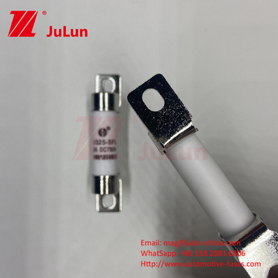 10A-50A เซรามิค โบลท์ ติดตั้งรถยนต์ เฟยส์ ด้วย 20KA ความสามารถการแตก GB / T31465 30A 40A 50A 750VDC 14 * 51mm EV325