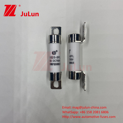 10A-50A เซรามิค โบลท์ ติดตั้งรถยนต์ เฟยส์ ด้วย 20KA ความสามารถการแตก GB / T31465 30A 40A 50A 750VDC 14 * 51mm EV325