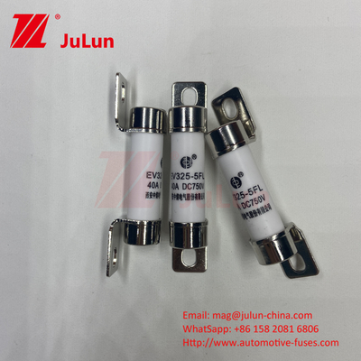 หลอดเซรามิก 14x51 15A 40A 50A EV325 FUSE 750VDC EV32520KA เซรามิก โบลท์รถยนต์ ฟิวส์ 10A-50A ISO8820/JASO D622