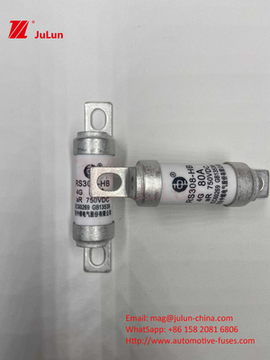 100A80A 750VDC การเก็บพลังงาน 10A 25A 30A 50AEV โลเตจไมโครฟิวส์ที่มีการป้องกันที่ฉลาดสําหรับระบบการดึงไฟฟ้า