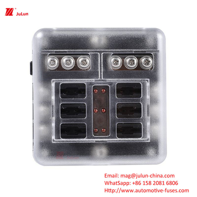 ANS/MIDI 30A-500A เครื่องตัดวงจรรีเซ็ตด้วยมือ สําหรับกระเป๋าพลาสติก/ไนลอนในรถยนต์