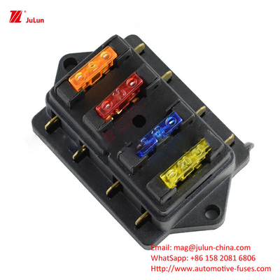 Eu UL Single/Bipolar 30A-500A ไนลอน Housing Fuse Holder การป้องกันวงจรอิเล็กทรอนิกส์รถยนต์