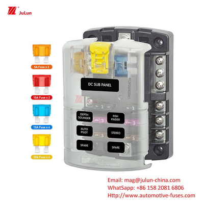 Eu UL มาตรฐานรถยนต์ เครื่องตัดวงจร โบลท์ เฟยส์ฮอลเดอร์ 32V 30A-500A ไนลอน