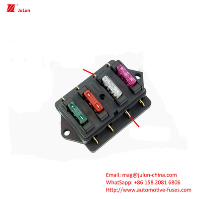 อะไหล่รถยนต์ ระบบอิเล็กทรอนิกส์ ป้องกันเทอร์มิเนลกระแส 32V30A-500A รถยนต์ Fuse Holder ทองแดง ติดต่อ 30A-500A