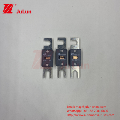 70VDC EV320-5X ความดันเฉพาะไฟฟ้ารถไฟฟ้าไฟฟิวส์ที่มีกล่องบรรจุ M6 โบลท์ชนิด 80A