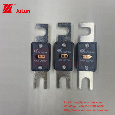EV เครื่องไฟฟ้าไฟฟิวส์กล่อง 70VDC ความดันเฉพาะ M6 โบลท์ประเภท 250A EV320-5C