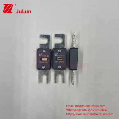 EV320-5X-100A-N SINO การเก็บพลังงาน EV กระแสสั้น ทนความจุ 6kA เสมอเวลา 2±0.5ms ฟิวส์ DC