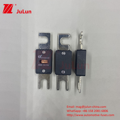 กล่องไฟฟิวส์เซรามิกสีดํา EV320-5X-200A-N EV สําหรับรถไฟฟ้า AC DC