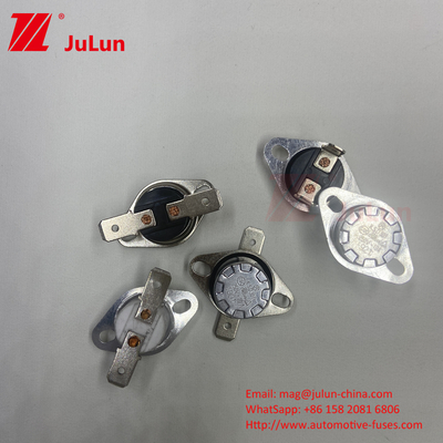 KSD301 เซ็นเซอร์อุณหภูมิเทอร์มิสเตอร์ ปกติเปิดติดต่อ ประเภท 10A 250V แผงวงจร ความต้านทาน≤50mΩ สินค้า