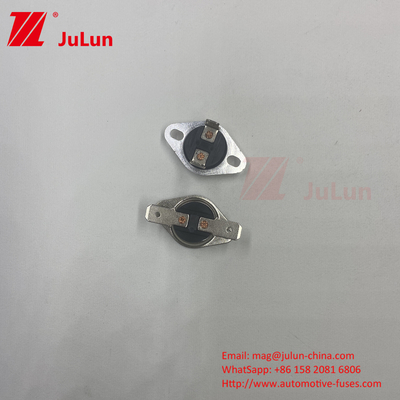 KSD301 เซ็นเซอร์อุณหภูมิเทอร์มิสเตอร์ ไม่มีความผิดปกติ สภาพปกติที่ตาบอด ≥100000 ครั้ง