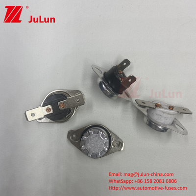 KSD301 สวิตช์อุณหภูมิ Bimetal, ปิดปกติ / เปิด อัตโนมัติรีเซ็ตเทอร์โมสเต็ต