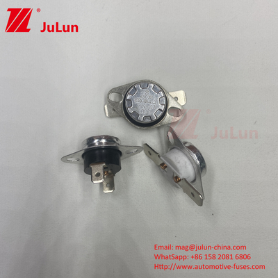 Laminators Bimetal Snap Disc Thermostat อัตโนมัติรีเซ็ต KSD301 เครื่องป้องกันความร้อน