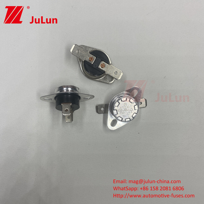 KSD Pin Type Metal Expansion Manual Reset KSD301 เทอร์โมสแตตสองโลหะ เครื่องใช้ไฟฟ้า เฟยส์ตัดความร้อน