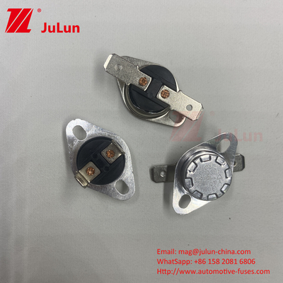 KSD302 การรีเซ็ตด้วยมือ KSD301 เทอร์โมสแตตสองโลหะ เครื่องไฟฟ้า เฟยส์ตัดความร้อน