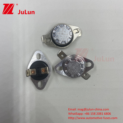 KSD301 KSD302 KSDC เทอร์โมสแตตสองโลหะแบบกําหนดเอง AC 125V 250V