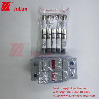 TUV CE 10*38mm DC 1000V โซลาร์ PV ฟิวส์ ฟิวส์ 20A พร้อม LED ป้องกันตัวถือฟิวส์ สําหรับอินเวอร์เตอร์โซลาร์