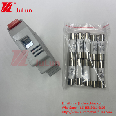 เซรามิค โซลาร์ PV ฟิวส์ สําหรับอินเวอร์เตอร์โซลาร์ 1000DC 1500DC 32a 40a 50Amp พลังงานโซลาร์ PV Dc ผู้ถือฟิวส์ไฟฟ้าด้วย 14