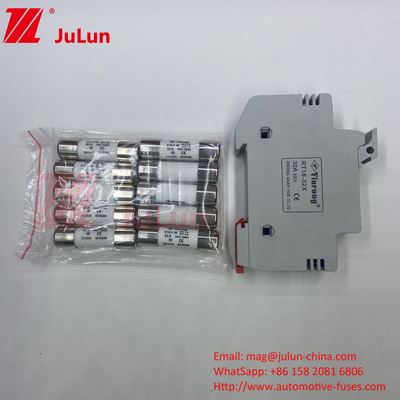 เซรามิค โซลาร์ PV ฟิวส์ สําหรับอินเวอร์เตอร์โซลาร์ 1000DC 1500DC 32a 40a 50Amp พลังงานโซลาร์ PV Dc ผู้ถือฟิวส์ไฟฟ้าด้วย 14