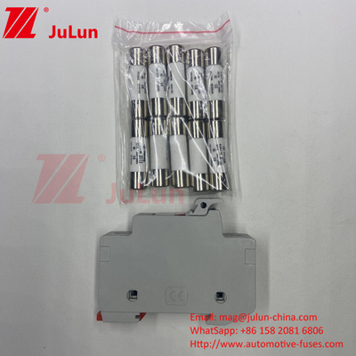 โรงงานมืออาชีพ BYPV-18 1 โพล 16a 1000v เครื่องกันไฟเซรามิกทรงกระบอกที่ได้รับการรับรอง
