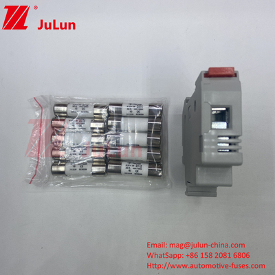 ป้องกันแสงอาทิตย์ RT18-32 15A 20A 32A ตัวถือไฟฟิวส์ พร้อมสัญญาณ LED สําหรับ S