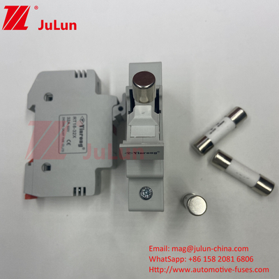 ไฟฟิวส์แสงอาทิตย์ สําหรับอินเวอร์เตอร์แสงอาทิตย์ PV-32X 1000V 32A ไฟฟิวส์ทํางานเร็ว ป้องกันวงจร DC ไฟฟิวส์แสงอาทิตย์