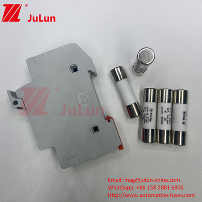 IEC60269.6 การรับรอง 20g เซลล์ฟิวส์ สําหรับการใช้งานในระบบปรับปรุงไฟฟ้าไฟฟ้าแสงอาทิตย์
