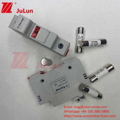 1500VDC ฟิวส์พลังแสงอาทิตย์แรงสูง ฟิวส์พลังแสงอาทิตย์ทางทะเล สําหรับอินเวอร์เตอร์พลังแสงอาทิตย์