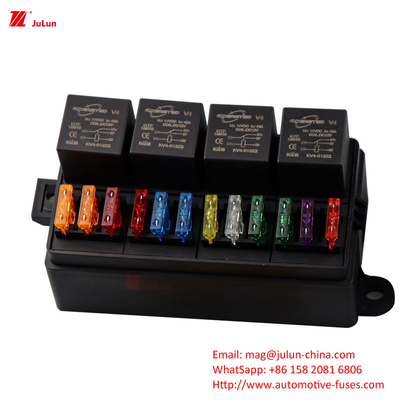 30A-500A ตัวถือไฟฟ้า ANS Premium Fuse Holder -55.C-125.C กับโบลท์ / โบลท์ ฟิวส์ ทองแดง โบลท์ติดต่อ UL ได้รับการรับรอง