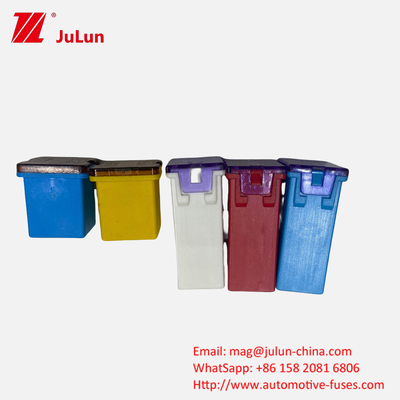 OEM Blade Fuse SBFC J FLF N สําหรับรถยนต์ถนน Fuses รถไฟฟ้าพิเศษ Littel รถยนต์ Square Fuse 32V 58V