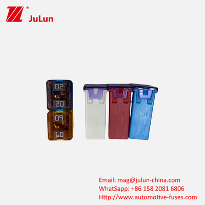 OEM Blade Fuse SBFC J FLF N สําหรับรถยนต์ถนน Fuses รถไฟฟ้าพิเศษ Littel รถยนต์ Square Fuse 32V 58V
