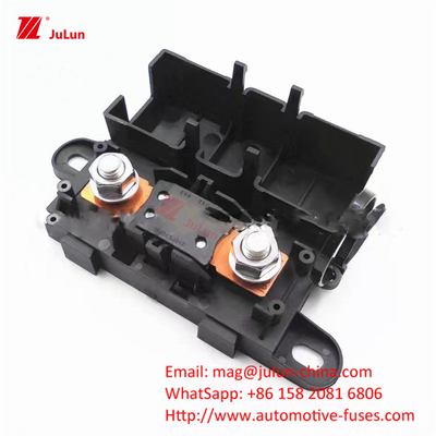 Eu UL 32V 30A-500A ทองแดง รถยนต์ Fuse Holder กาน Bolt Fuse Holder พลังงานใหม่ ไฟฟิวส์กระแสไฟฟ้าสูง