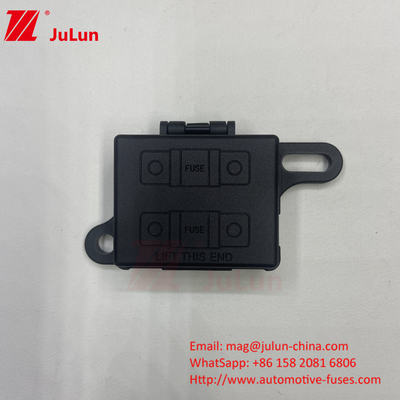 ABS ทองแดง Pbt กันไฟ Blx A ความดันต่ํา Fuse Holder ฝุ่นแบบ 20A-500A