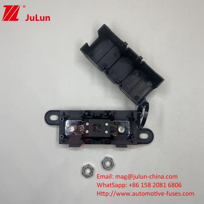24VDC อุณหภูมิทนทานความดันต่ํา ผู้ถือไฟฟิวส์ด้วยพล็อกในไฟฟิวส์ตามสั่ง