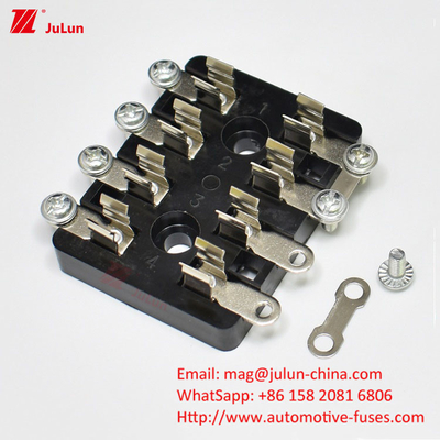 Eu UL Standard Marine Manual Reset Circuit Breaker 32V ความดันเฉพาะสําหรับ 30A-500A โบลท์ฟิวส์อะไหล่รถยนต์