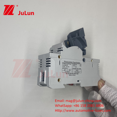 โซลาร์ PV เมอร์เซน ฟิวส์ 10a 1000v รวดเร็ว 32a 1000vdc 22 * 58mm DC1000V ฟิวส์ Din Rail ฟิวส์ตัวถือ