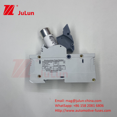 ฟิวส์แสงอาทิตย์สําหรับฟิวส์ไฟฟาวท์ฮอลเดอร์ 30 แอมเปอร์ Rt18-32 10x38 ฟิวส์เบส ฟิวส์ความร้อน 16a 220v 10 * 85mm